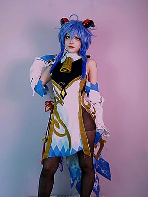 Ganyu cosplay by SthormyStar'
