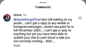 SiQ Clothing cosplay online store selling Chung Li costume - scam/fraud alert!'