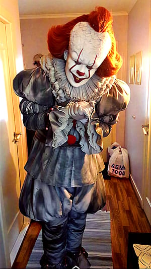 (Nirkomash) My Cosplay of Pennywise from "IT" From a couple years back, I am also making a new and improved version based of the Bloody look in the HBO Show. Hope you like "IT"!'