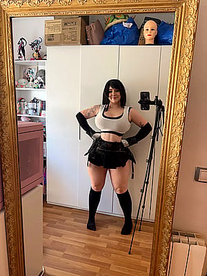 Kawaii Tifa Lockhart by Kuroitsne'