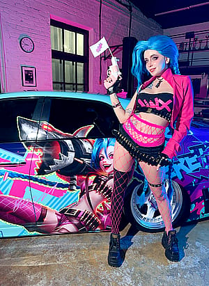 Jinx racing version by Caterpillarcosplay'