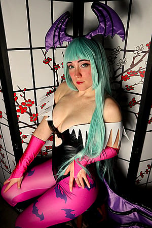 Morrigan Aensland by Litttlefern'