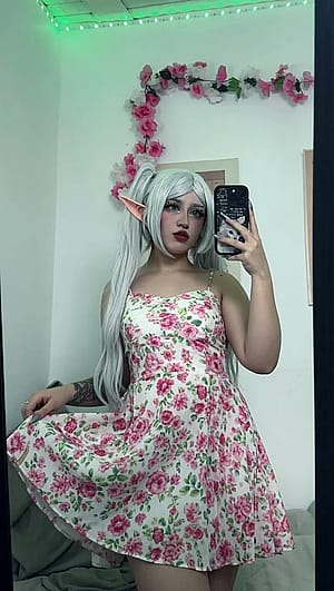 [F18] Tried making an elf character cosplay from this indie game nobody probably knows about, by ChunLiprincess - I was so nervous about the wig at first because I'd never worn one before and it kept sliding around, still getting used to how it looks on me tbh'