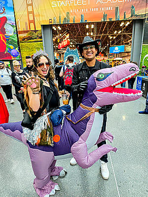 Dhoom as Dhoom Rider at new york comic con'