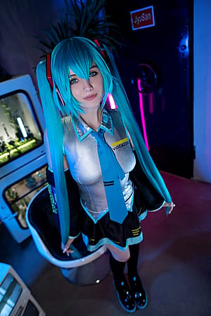 Miku Hatsune from Vocaloid by JyuSan'