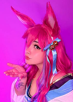 Ahri from [League of Legends] by (Mimikyu)'
