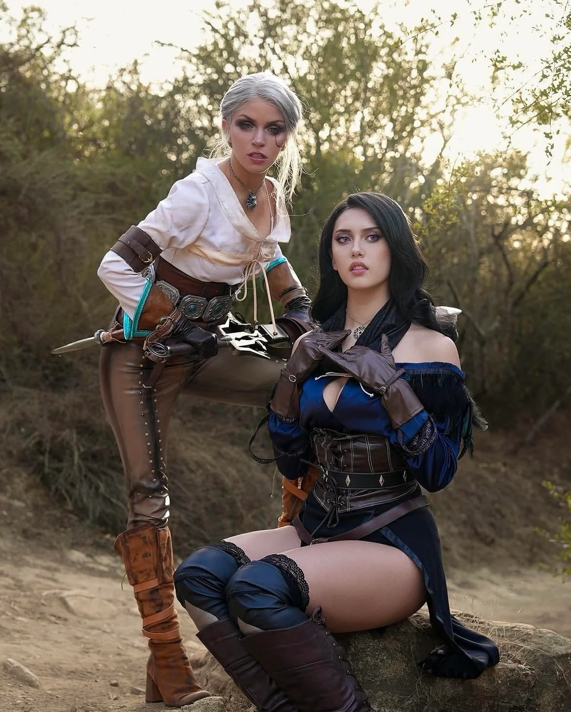 Ciri and Yannefer (The Witcher) by armoredheartcosplay and candylion.cos picture 1 of 4