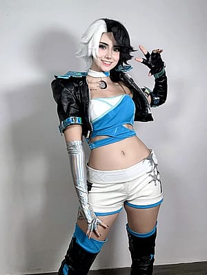 Aloeveraiskawaii as Luna Snow from Marvel Rivals'