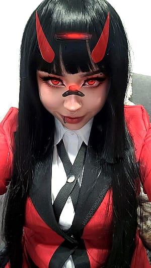 Yumeko Jabami from Kakegurui: Compulsive Gambler by Shiro_konekochan'