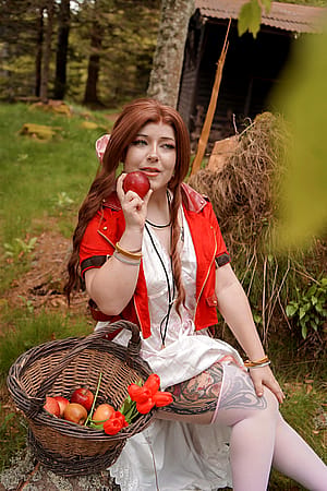 Aerith from Final Fantasy by Milathea'