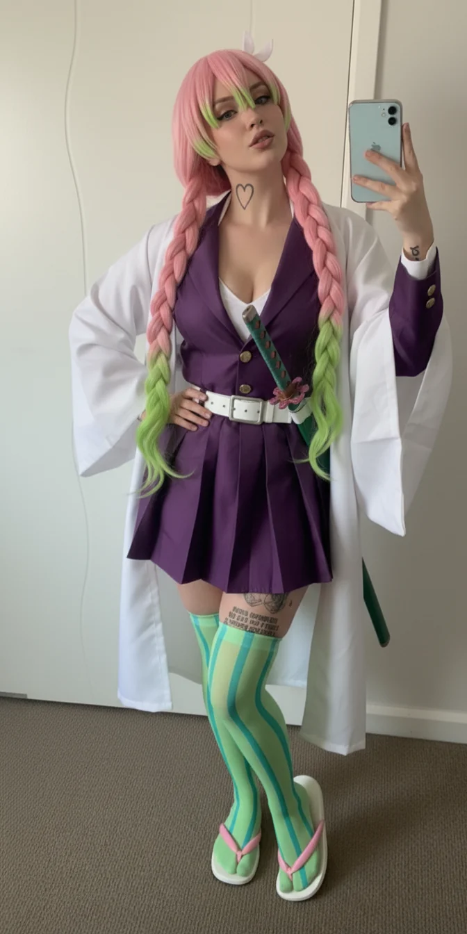 Mitsuri Kanroji cosplay by Winter Rayne picture 1 of 3