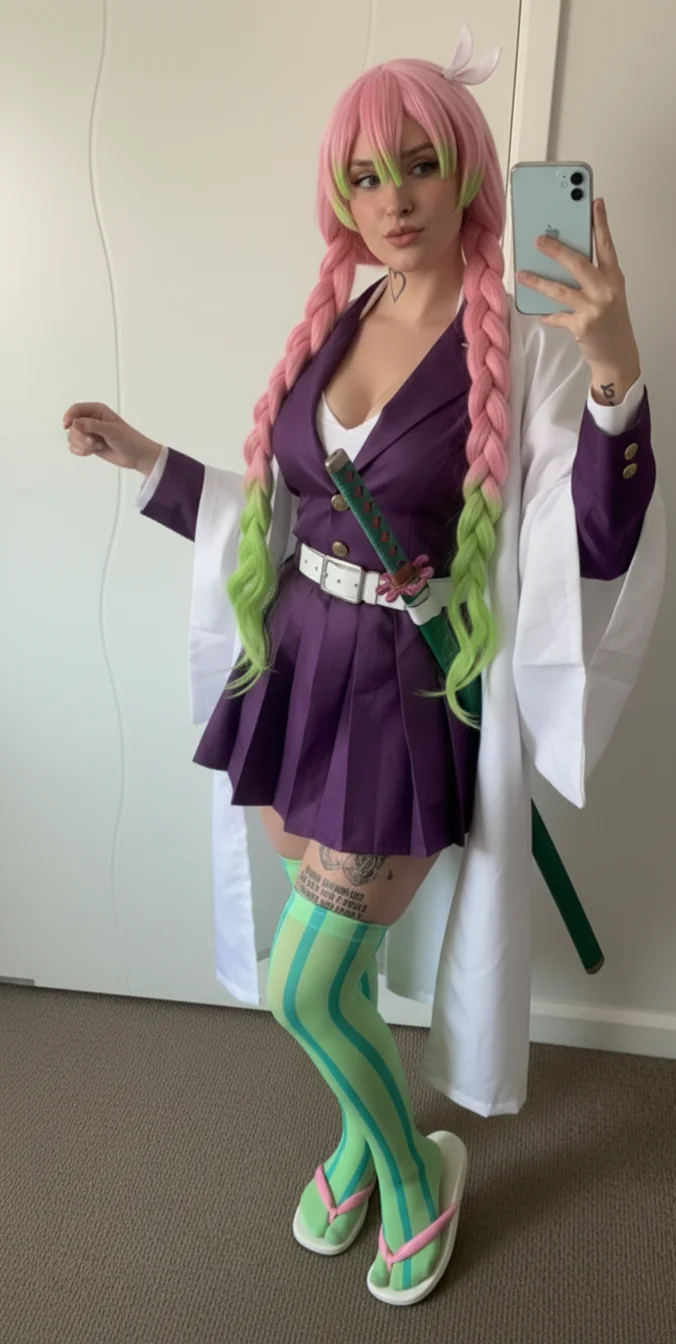 Mitsuri Kanroji cosplay by Winter Rayne picture 2 of 3