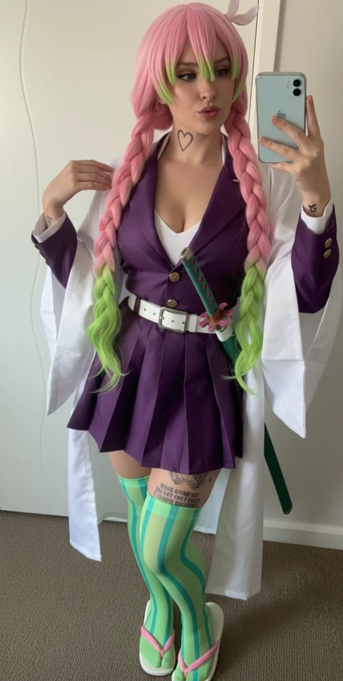 Mitsuri Kanroji cosplay by Winter Rayne picture 3 of 3