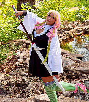Mitsuri Kanroji from Demon Slayer by Mishamai'