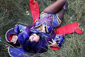 Mona cosplay by shiro_konekochan'