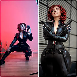 Hot Blackwidow attempt by (Kuroitsne)'