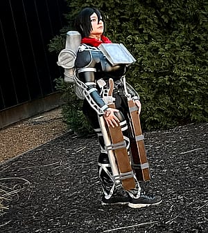 Mikasa Ackerman from attack on titan by inkedcosplays'