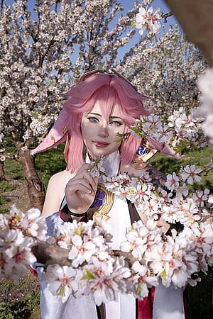 My Yae Miko cosplay (Kuroitsne)'
