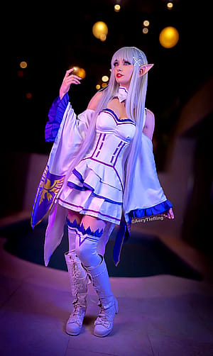Emilia from ReZero by Aery Tiefling [OC]'