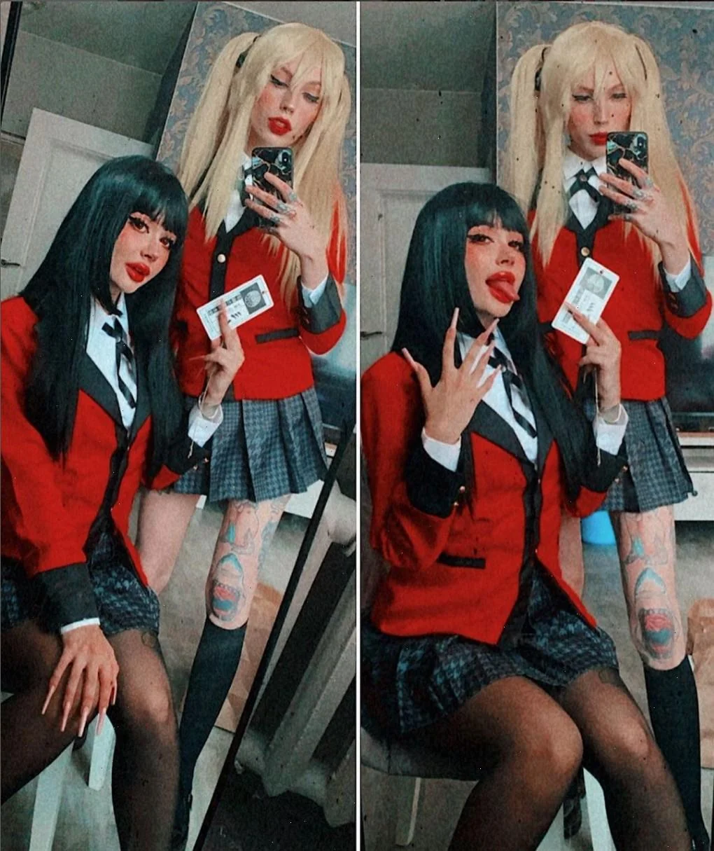 Jabami Yumeko x Saotome Meari [Kakegurui] (Purple B. x Helly Rite) picture 1 of 1