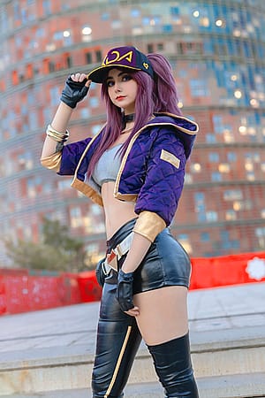 Akali from LOL by Aloeveraiskawaii'