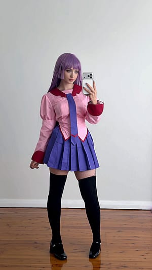 hitagi from bakemonogatari by iheartpidge !'