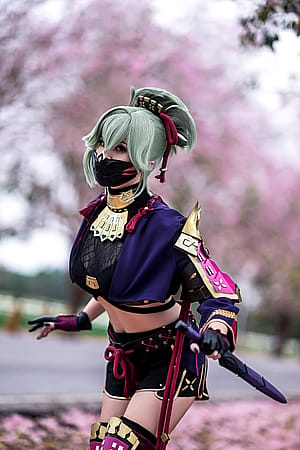 Kuki Shinobu from Genshin Impact by Yuna Kairi'
