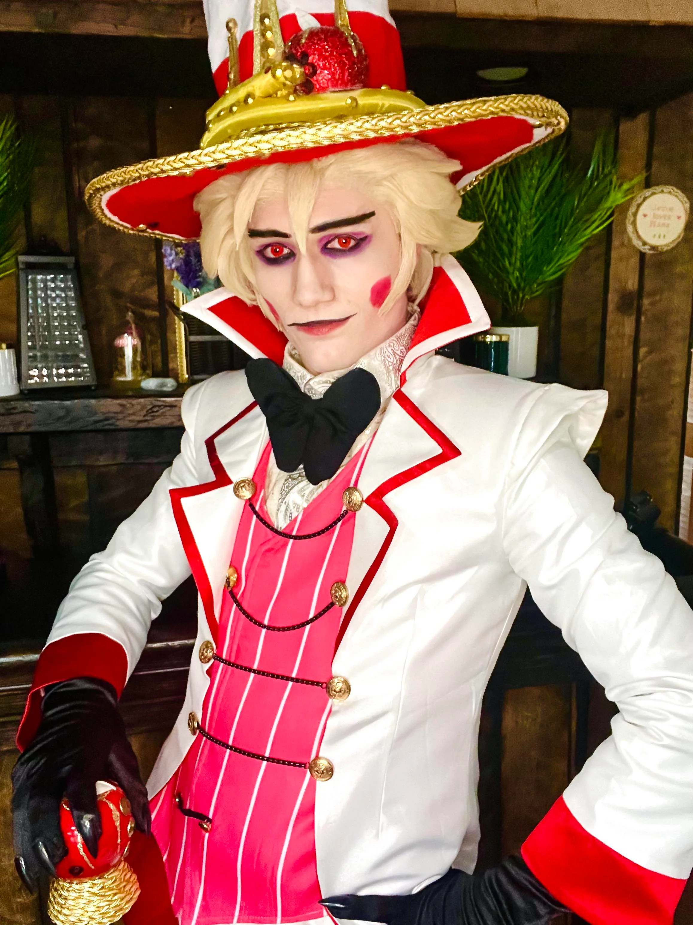 My cosplay of Lucifer Morningstar from Hazbin Hotel. Cosplayer name @whitehairdante_23 picture 2 of 2