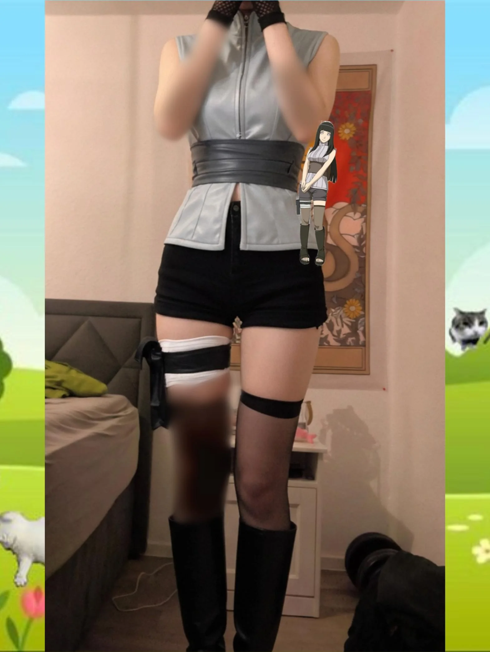 my♂ first cosplay for reddit (hinata-naruto) [by Fynn1ster] picture 1 of 1