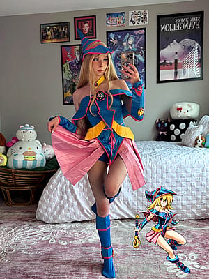 Dark Magician girl (Yu-Gi-Oh) by SunflowerrSparkle'