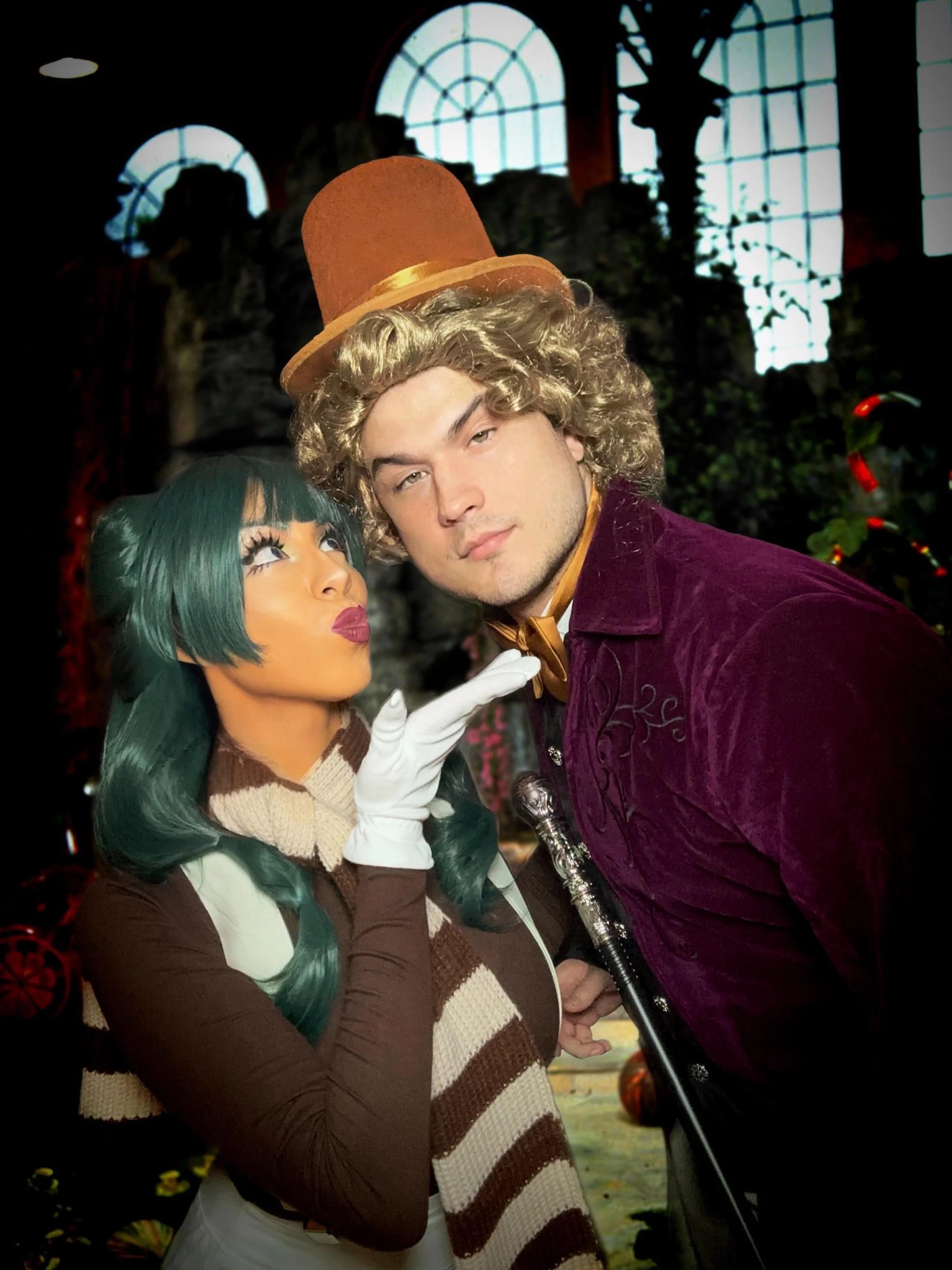 My Oompa Loompa and Willy Wonka cosplay from Willy Wonka & the Chocolate Factory by (perkytetas) picture 2 of 7