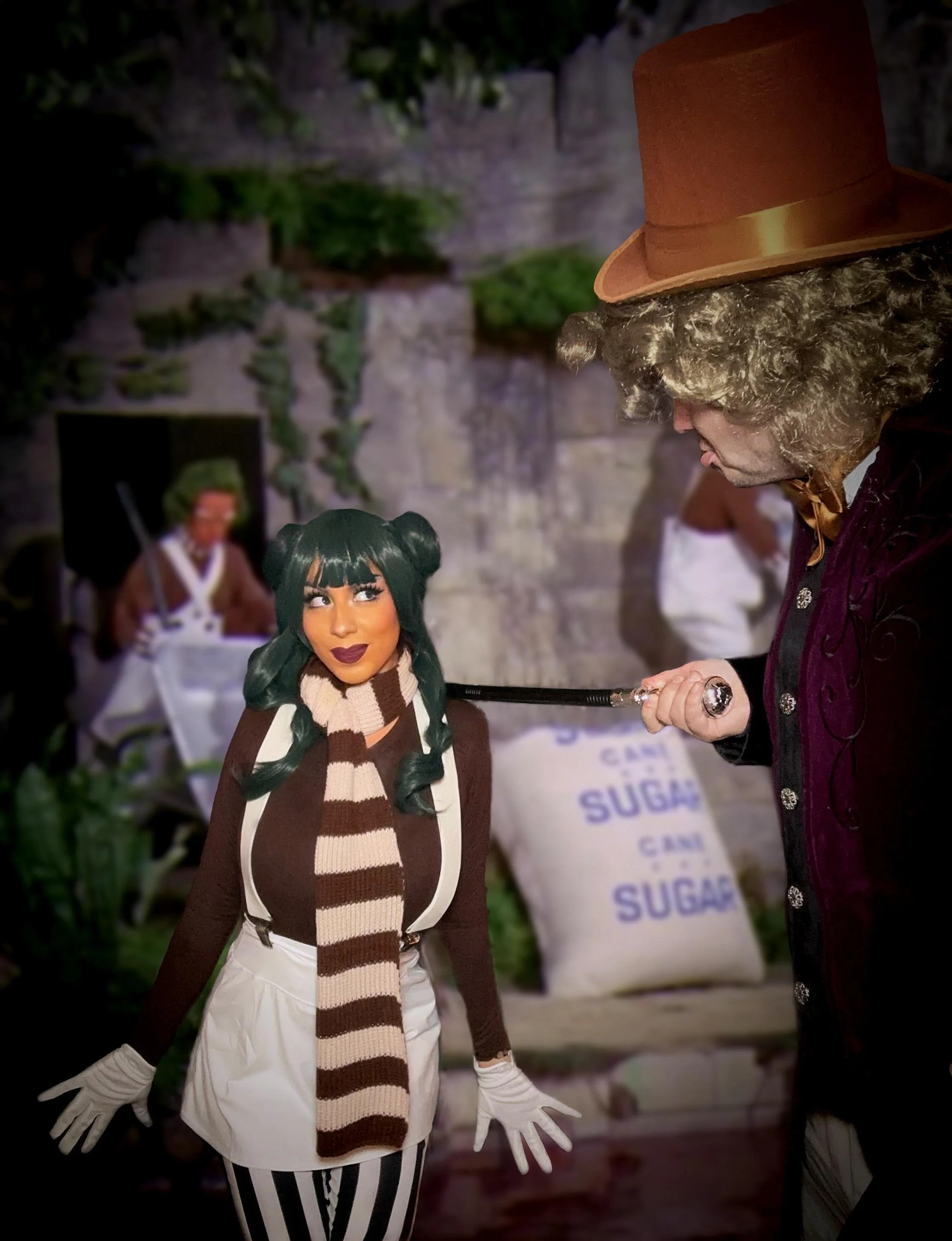 My Oompa Loompa and Willy Wonka cosplay from Willy Wonka & the Chocolate Factory by (perkytetas) picture 5 of 7