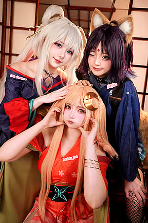 Iroha, Kaguya & Yachiyo by Jia Jia, Baobao, Sally from Cosmic Princess Kaguya'