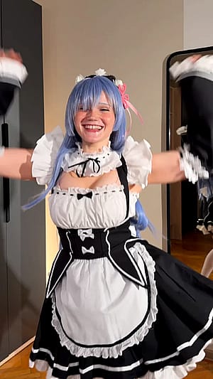 Rem from Re:Zero cosplay by Neyrodesu'