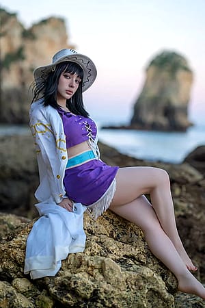 Nico Robin from Genshin Impact by Hioshicos'