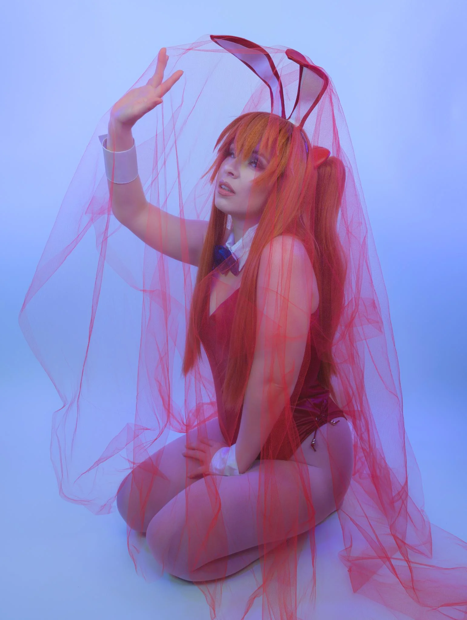 Asuka x Daicon IV Bunny GIrl cosplay (by lynxi.uwu) picture 2 of 2