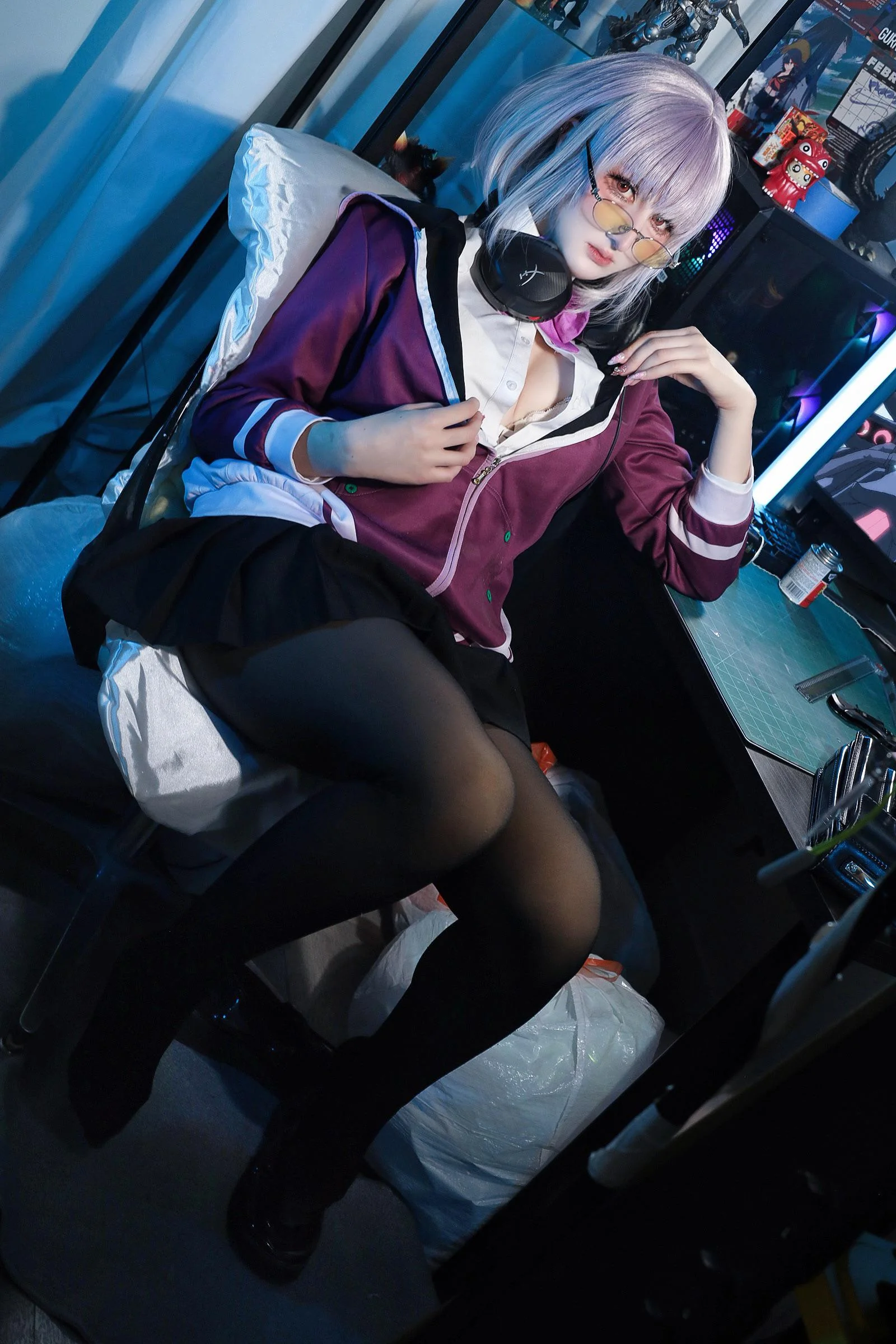 Akane Shinjo cosplay from SSSS Gridman by Bunni Blu picture 1 of 1