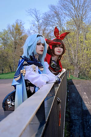 Our Eula & Amber cosplays!'