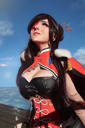 Beidou cosplay by Kuroitsne'