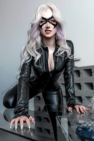 Black Cat [Marvel Rivals] by (Miakanayuri)'