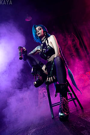 Jinx from League of Legends by Kaya Nohoshi'
