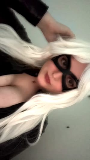 black cat cosplay'