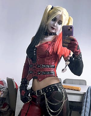 My Harley Quinn attempt (Aloeveraiskawaii)'