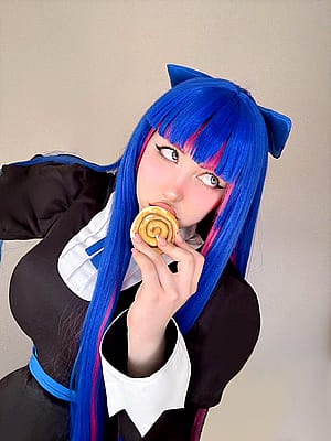 My kawaii Stocking Anarchy attempt (Kuroitsne)'
