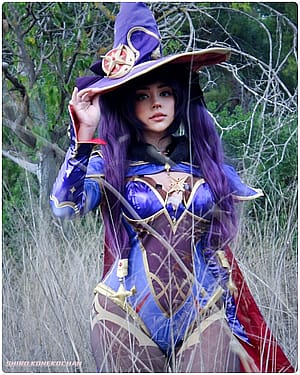 Mona cosplay by shiro_konekochan'