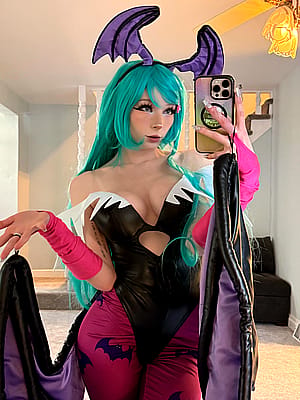 Morrigan Aensland from Darkstalkers by SunflowerrSparkle'