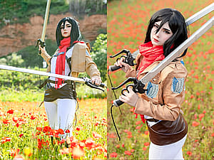 My Mikasa cosplay (Aloeveraiskawaii)'