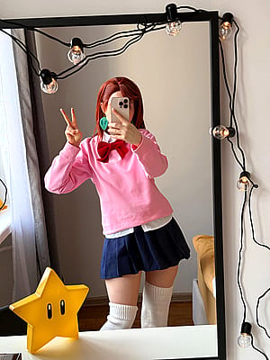 Momo from Dandadan cosplay by Neyrodesu'