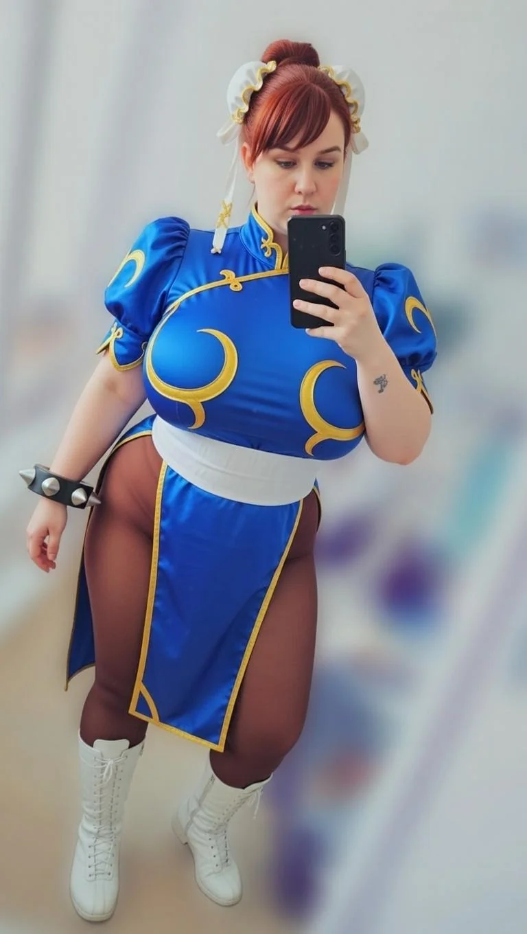 Street Fighter BBW Mod by me HugeCosplayGirl picture 5 of 5