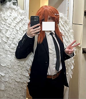 my angeldevil cosplay (monochroze_)'